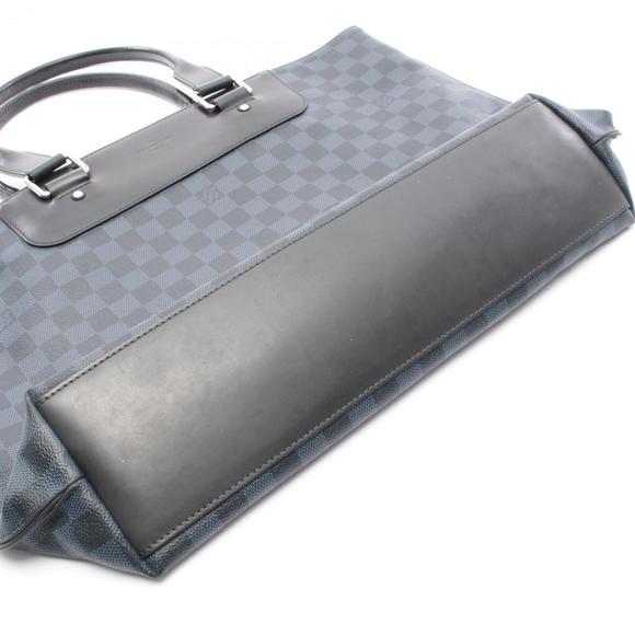 LOUIS VUITTON Black Damier Leather Tote Bag - Picture 8 of 11